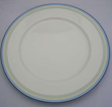 Noritake Mocha Blue Swirl  9311 Plate - Dinner