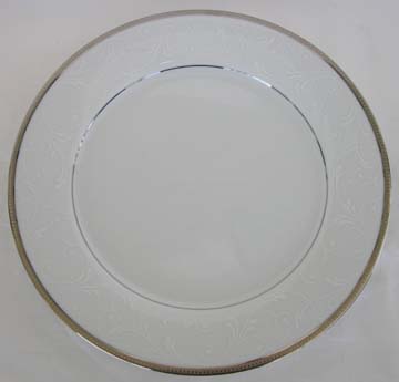 Noritake Regina Platinum  4324 Plate - Dinner