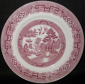  Willow - Pink Plate - Dinner