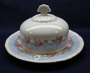 Paragon Bridesmaid Butter Dish - Covered - Round Base
