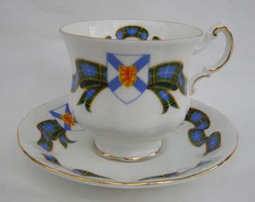 Paragon Nova Scotia Tartan Cup & Saucer