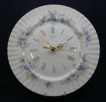 Royal Albert Blue Blossom Clock