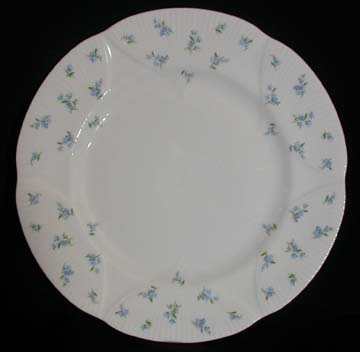 Royal Albert Blue Heaven - Fan Embossed Plate - Dinner