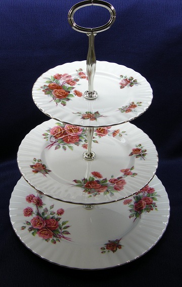 Royal Albert Centennial Rose Plate - Serving/3 Tiered