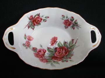 Royal Albert Centennial Rose Sweet Dish - Two Handles