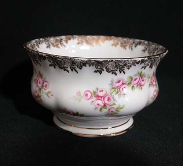 Royal Albert Dimity Rose Sugar Bowl - Small/Open