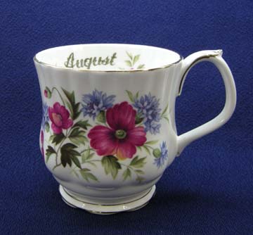 Royal Albert Flower Of The Month Series Mug - August - Poppy
