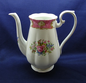 Royal Albert Lady Carlyle Coffee Pot & Lid - Coffee Pot Only