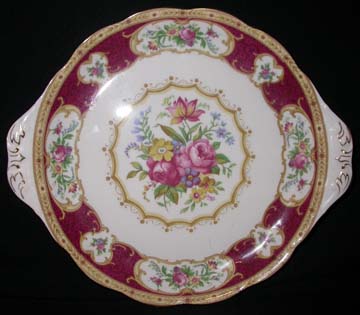 Royal Albert Lady Hamilton Plate - Cake/Handled