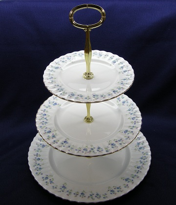 Royal Albert Memory Lane - Made In England Plate - Serving/3 Tiered