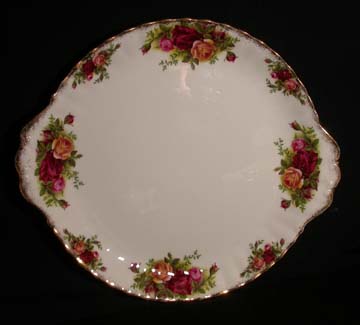 Royal Albert Old Country Roses - Made In England Plate - Cake/Handled