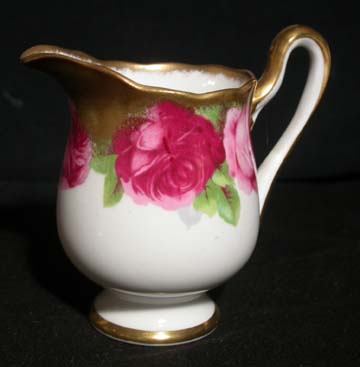 Royal Albert Old English Rose Creamer - Small - Heavy Gold Trim