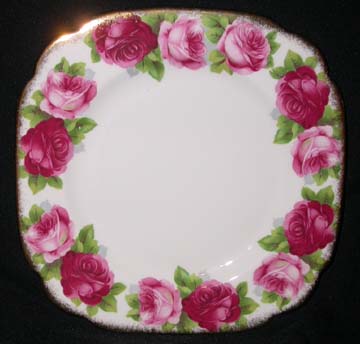 Royal Albert Old English Rose Plate - Salad