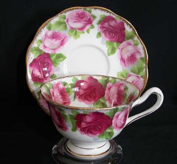 Royal Albert Old English Rose Cup & Saucer