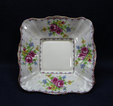 Royal Albert Petit Point Sweet Dish - Square