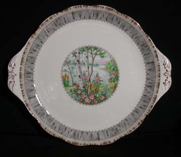 Royal Albert Silver Birch Plate - Cake/Handled