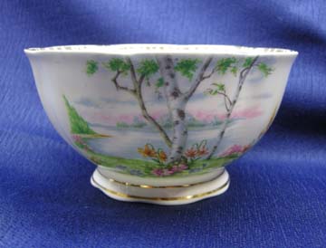 Royal Albert Silver Birch Cranberry Bowl