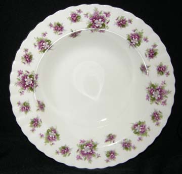 Royal Albert Sweet Violets Bowl - Soup/Rim