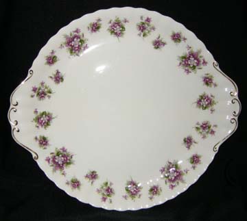 Royal Albert Sweet Violets Plate - Cake/Handled