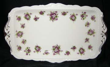 Royal Albert Sweet Violets Tray - Sandwich/Large