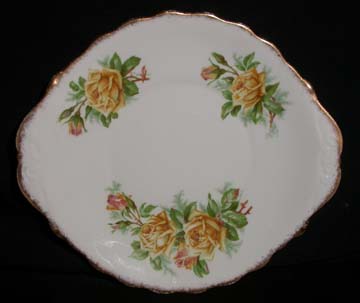 Royal Albert Tea Rose Plate - Cake/Handled