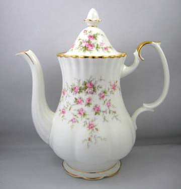 Royal Albert Victoriana Rose Coffee Pot & Lid - Large