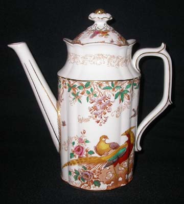 Royal Crown Derby Olde Avesbury Coffee Pot & Lid - Small