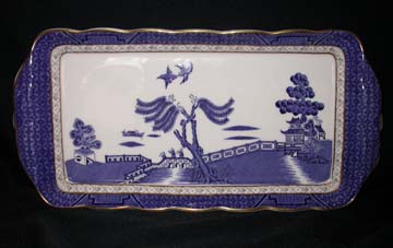 Royal Doulton Real Old Willow Tray - Sandwich/Large