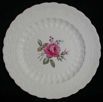 Spode Billingsley Rose Plate - Dinner - Green Mark