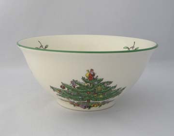 Spode Christmas Tree Cranberry Bowl