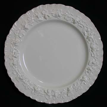 Wedgwood Cream Color On Cream Color - Shell Edge Plate - Dinner - 1 1/2'' Rim