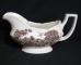 J & G Meakin Romantic England - Brown/White Gravy Boat Only