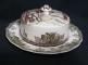Johnson Brothers The Friendly Village Butter Dish - Covered - Round Base - Sugar Maples