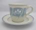 Noritake Victory Blue  8673 Cup & Saucer