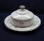 Royal Albert Bridal Lace Butter Dish - Covered - Round Base