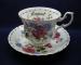 Royal Albert Flower Of The Month Series Cup & Saucer - August - Poppy