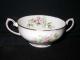 Royal Albert Moss Rose Cream Soup Bowl Only - Footed