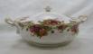 Royal Albert Old Country Roses - Made In England Vegetable Bowl - Covered