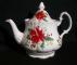 Royal Albert Poinsettia Tea Pot & Lid - Large