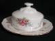 Royal Albert Tranquility Butter Dish - Covererd - Round Base