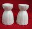 Royal Crownford White Wheat Candle Holders
