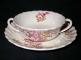 Spode Fairy Dell Cream Soup & Saucer Set - Footed