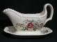 Spode Romney-Gadroon Shape - S228 Gravy Boat w/ Attached Underplate
