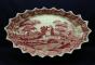 Spode Tower - Pink Oval Tray - Glazing