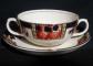 Thomas Hughes & Sons Windsor Derby Cream Soup & Saucer Set - Footed