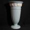 Wedgwood Cream Color On Lavender - Plain Edge Vase